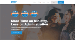 Desktop Screenshot of ministrytracker.com